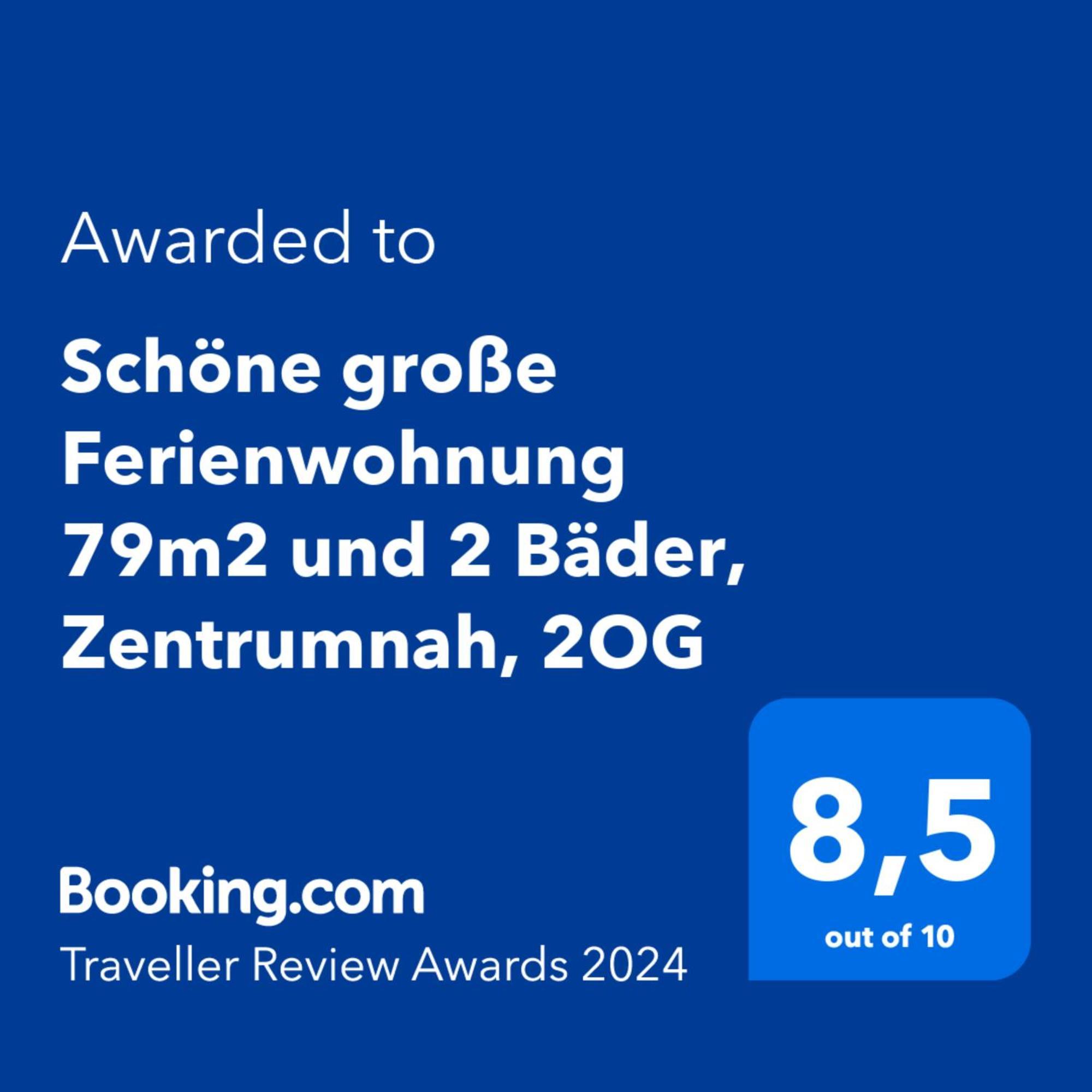 Schoene Grosse Ferienwohnung 79M2 Und 2 Baeder, Zentrumnah, 2Og Erfurt Extérieur photo